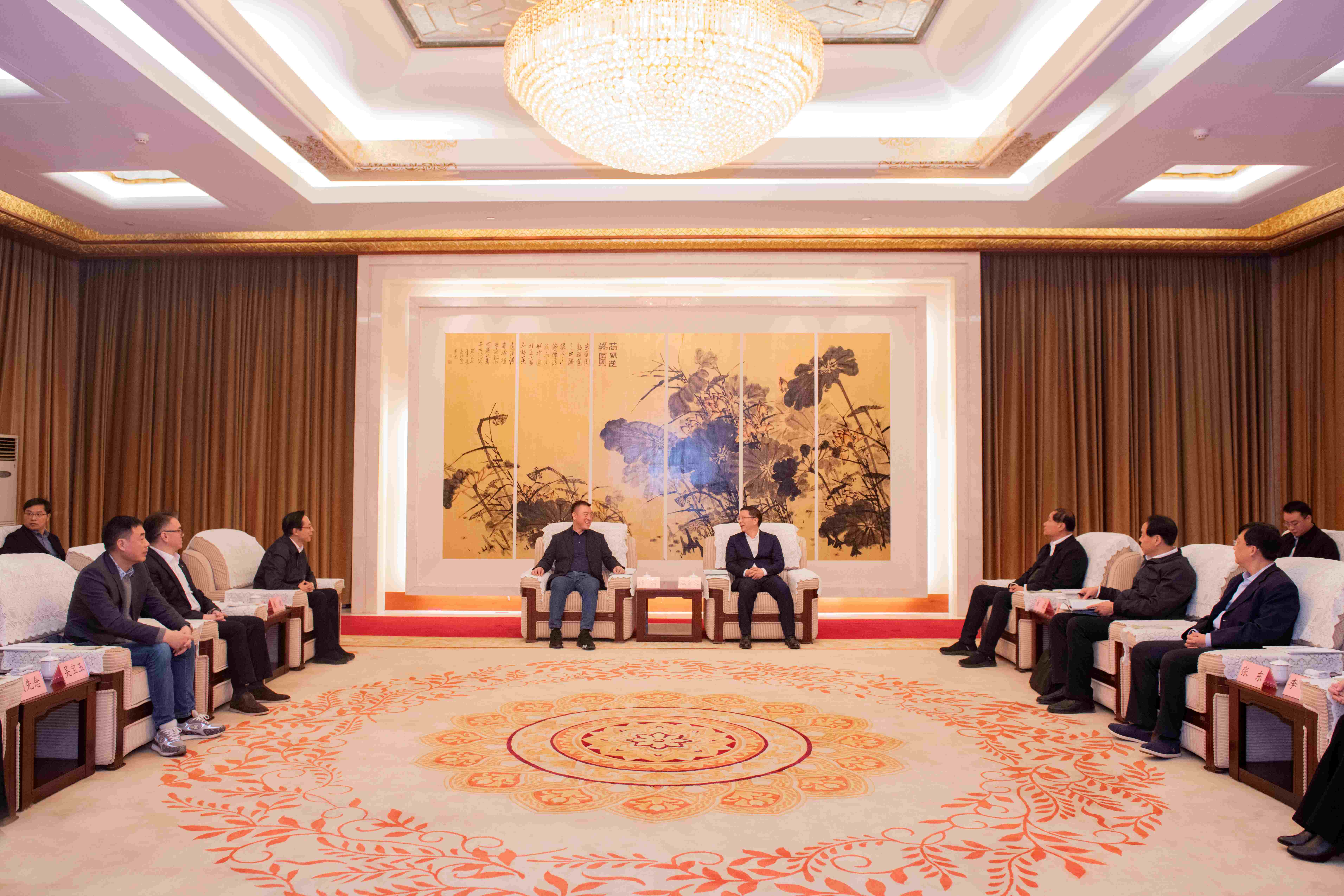 Bcgame科技董事长陈涛向导深圳市和惠州市企业家前往济宁市考察交流 